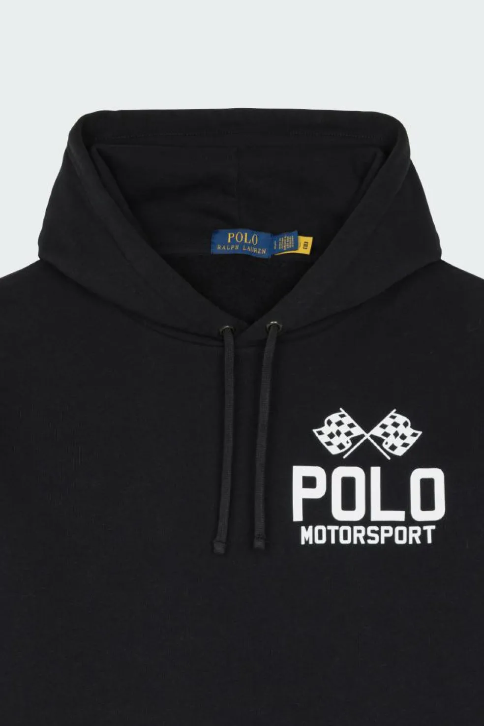 Slub Fleece Graphic Hoodie - Hoodie | Noir