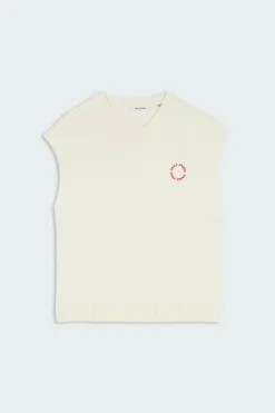 SLUB KNIT ORBIT - Pull | Beige