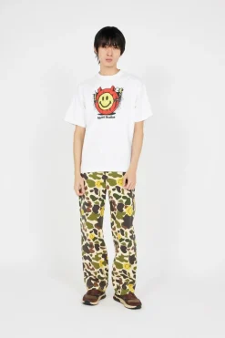 SMILEY MASKED - T-shirt | Blanc