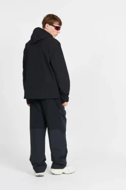 SOFT SHELL ADVANCED PANEL HOODED JACKET - Parka | Noir