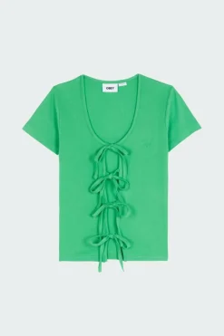 SOPHIE FRONT TIE SS - Top | Vert