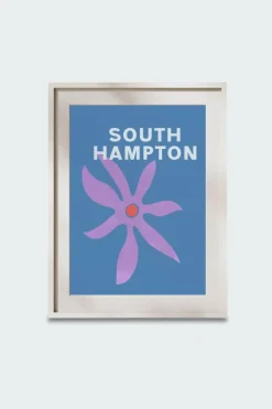 SOUTH HAMPTON VACAY A4 WALL PRINT - Affiche | Multicolore