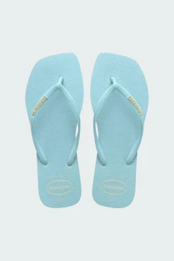 SQUARE LOGO - Claquettes | Bleu