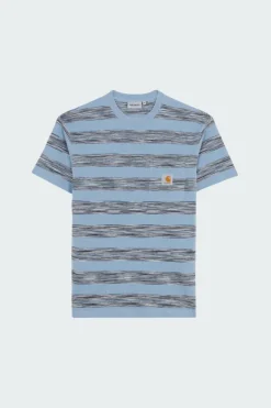 S/S Dodson Pocket - T-shirt | Bleu