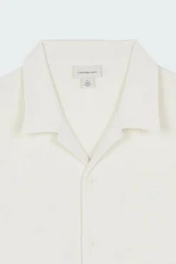 SS HD COTTON WAFFLE - Chemise | Blanc