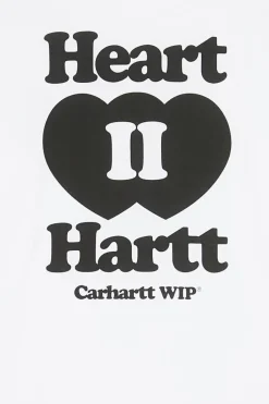 S/S Heart II Hartt T-Shirt - T-shirt | Blanc