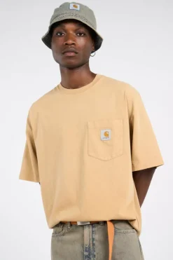 S/S Hudson Pocket T-Shirt - T-shirt | Beige