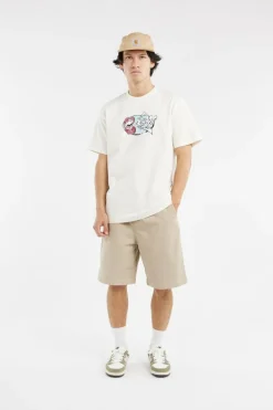 S/S Louder T-Shirt - T-shirt | Beige