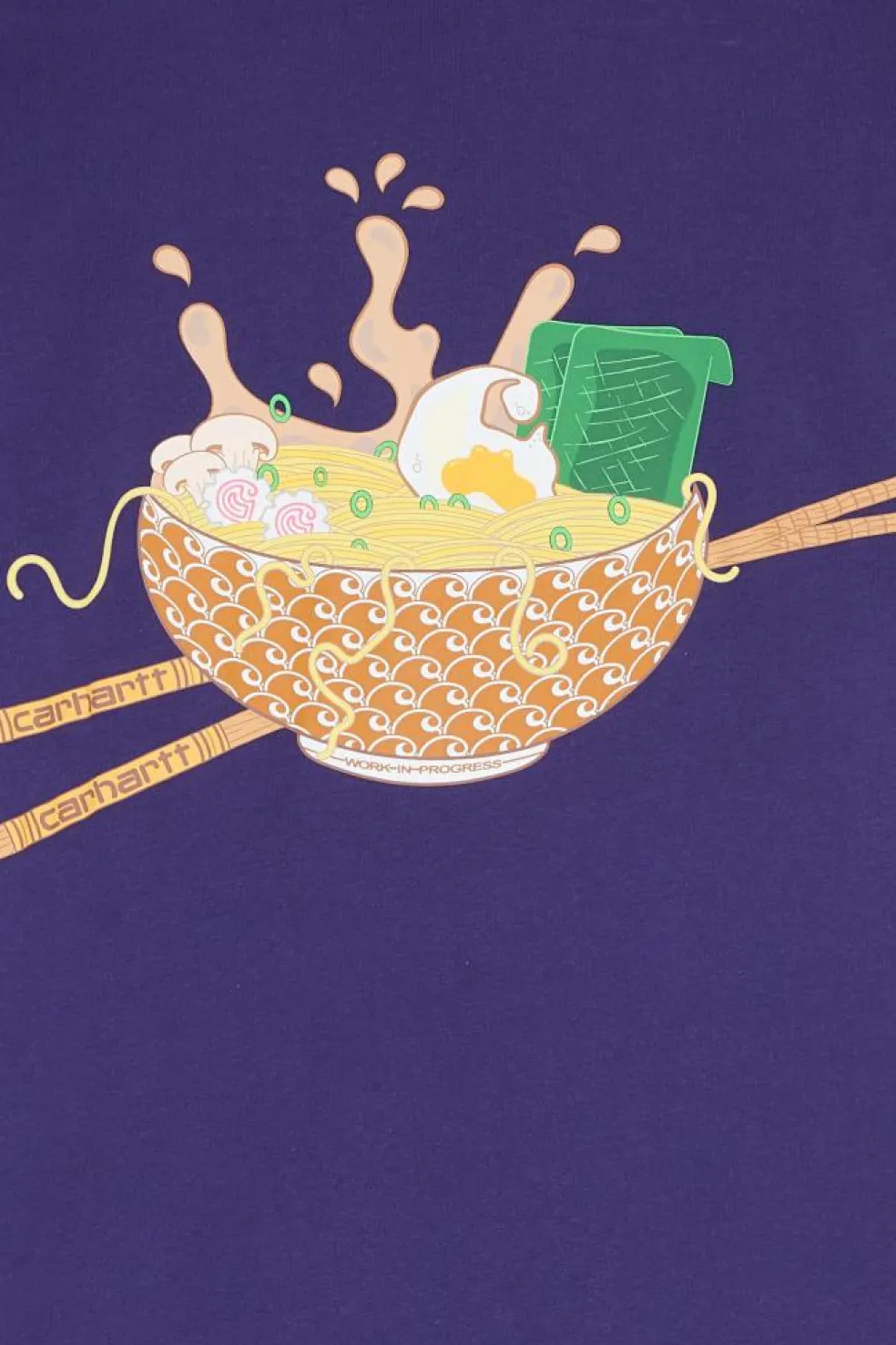S/S Noodle Soup T-Shirt - T-shirt | Violet