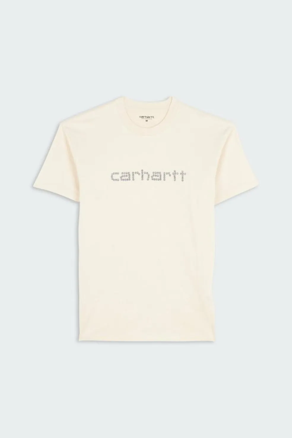S/S Rivet Script T-Shirt - T-shirt | Beige