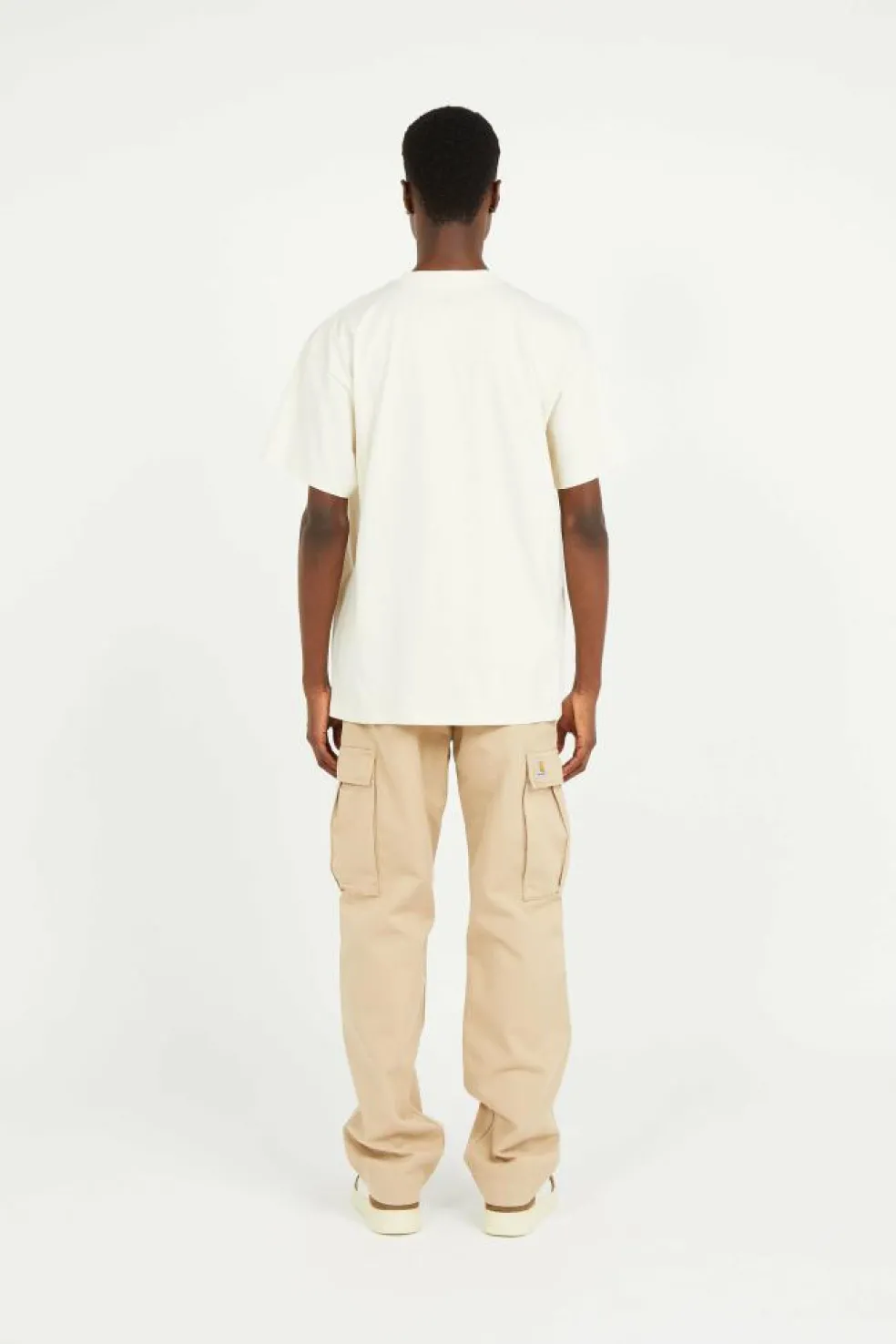 S/S Rivet Script T-Shirt - T-shirt | Beige