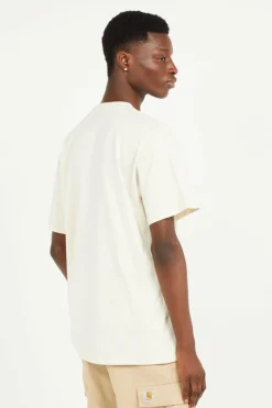 S/S Rivet Script T-Shirt - T-shirt | Beige