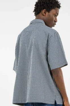 SS ZANDT CROPPED SHIRT - Chemise | Bleu