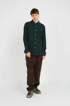 STEEN - Chemise col américain slim-fit en coton biologique | Multicolore