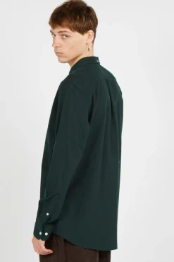 STEEN - Chemise col américain slim-fit en coton biologique | Multicolore