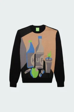 STILL LIFE CREW - pull | Noir