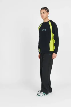 Strip Front Racer Crew - Sweatshirt | Vert