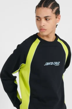 Strip Front Racer Crew - Sweatshirt | Vert