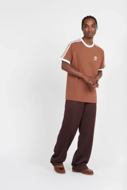 3-STRIPES TEE - T-shirt | Marron