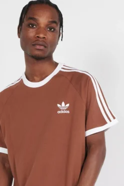 3-STRIPES TEE - T-shirt | Marron