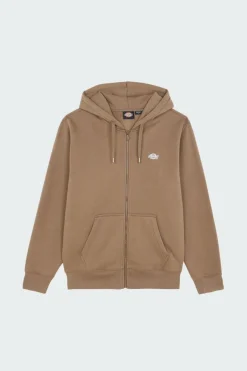 SUMMERDALE ZI - Hoodie zippé | Marron