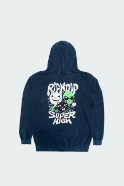 SUPER HIGH - Hoodie | Bleu