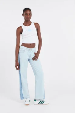 SUPERLOW LOOSE STRIPE - Jean | Bleu