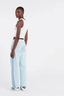 SUPERLOW LOOSE STRIPE - Jean | Bleu