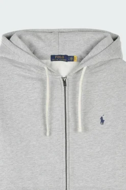 Sweat à capuche en coton mélangé | Gris