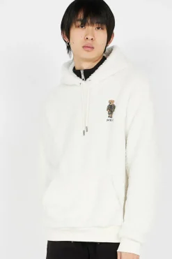 Sweat à capuche Polo Bear en sherpa - Sweatshirt | Beige