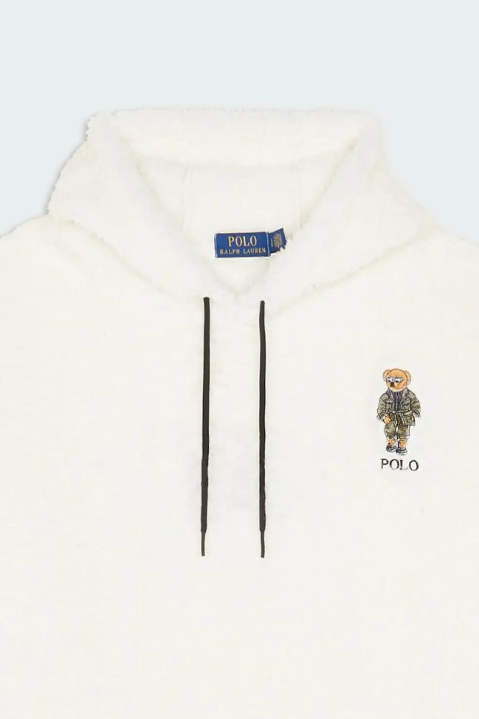 Sweat à capuche Polo Bear en sherpa - Sweatshirt | Beige