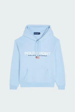 Sweat à capuche Polo Sport en molleton - Hoodie | Bleu