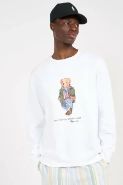 Sweat Polo Bear en molleton - Sweatshirt | Blanc