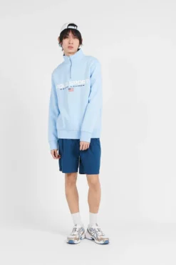 Sweat Polo Sport en molleton - Sweatshirt | Bleu