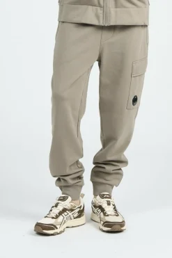 SWEATPANTS CARGO PANT IN DIAGONAL RAISED FLEECE - Pantalon de survêtement | Kaki