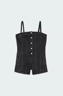 TAILORED BUSTIER - Top | Noir