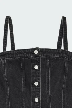 TAILORED BUSTIER - Top | Noir