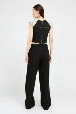 Tailored wide - Pantalon | Noir