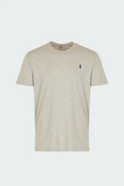 Tee-shirt col rond slim-fit en coton | Gris