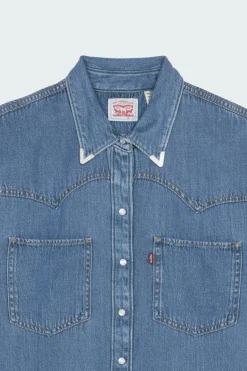 TEODORA WESTERN SHIRT - Chemise | Bleu