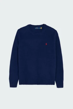 Textured Crewneck Sweater - Pull | Bleu