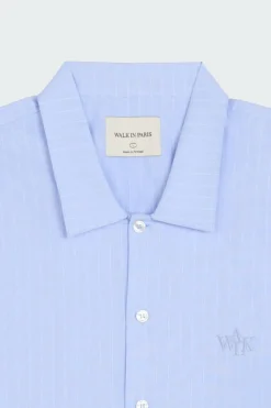 THE BLUE SHORT-SLEEVED SHIRT - Chemise | Bleu