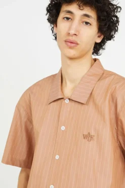 THE BROWN SHORT-SLEEVED SHIRT - Chemise | Marron