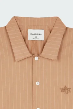 THE BROWN SHORT-SLEEVED SHIRT - Chemise | Marron