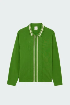 THE EMERALD GREEN KNITTED CARDIGAN - Cardigan | Vert