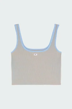THOMSON CROPPED TANK - Débardeur | Bleu
