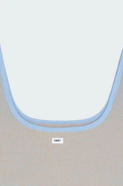 THOMSON CROPPED TANK - Débardeur | Bleu