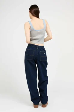 THOMSON CROPPED TANK - Débardeur | Bleu