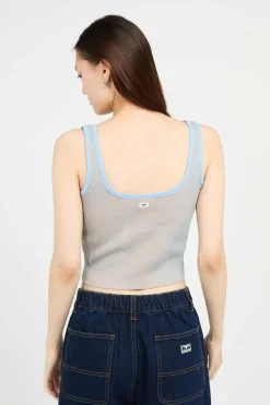 THOMSON CROPPED TANK - Débardeur | Bleu
