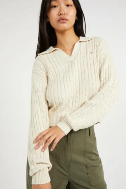 TJW CABLE RUGBY - Pull | Beige